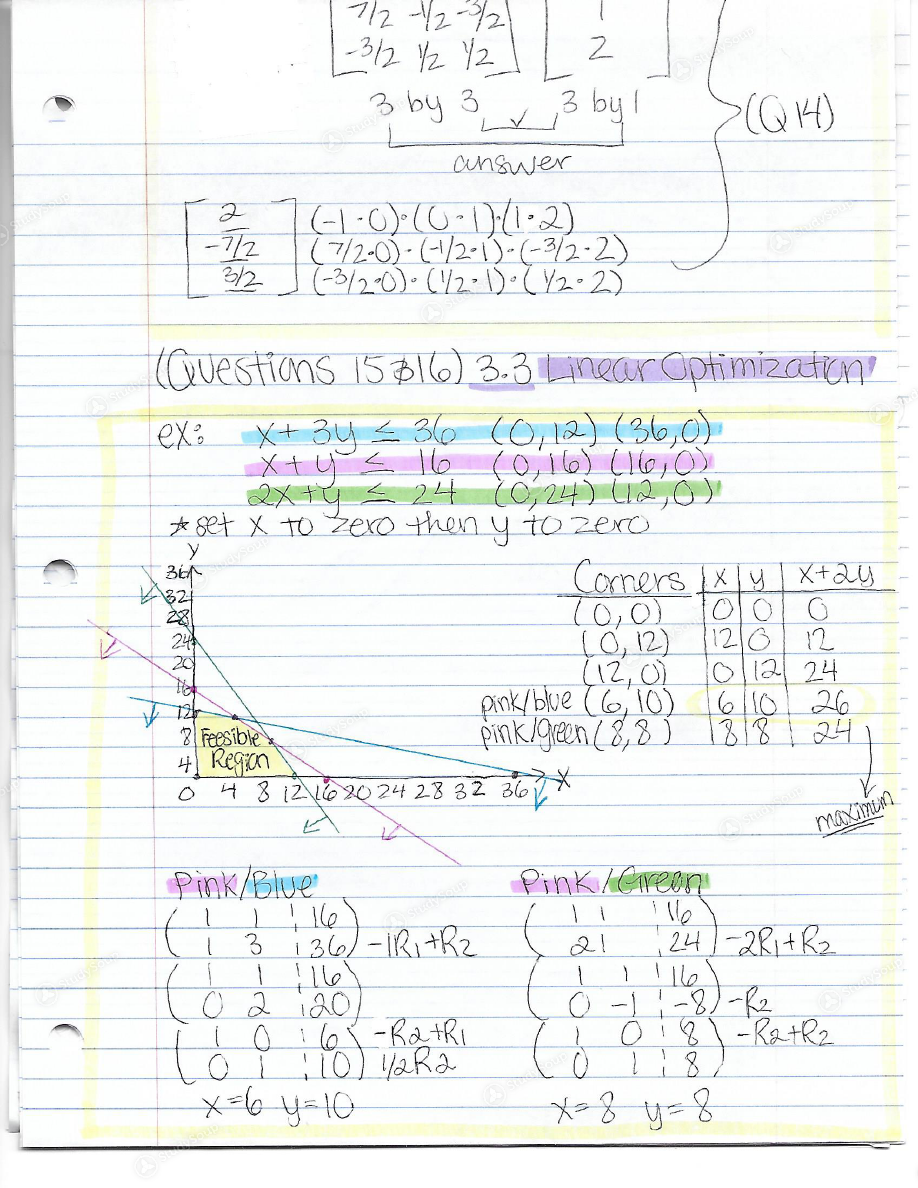 UCONN - MATH 1070 - Math 1070Q Final Study Sheet - Study Guide | StudySoup
