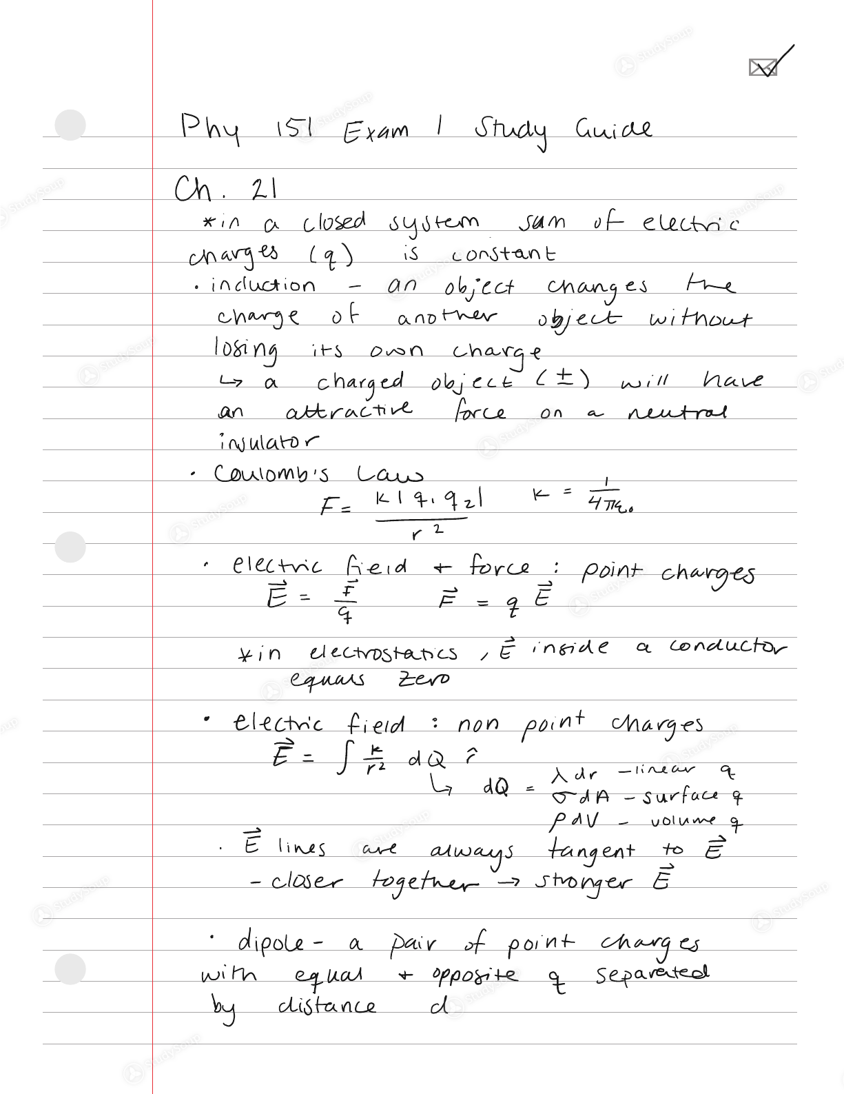 ASU - PHY 151 - Study Guide - Midterm
